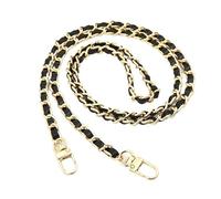 PAIKIUU 120cm/47.2in Adjustable Gold Alloy Bag Chain with Metal Buckles Purse Chain Strap Replacement for Shoulder, Handbag, Crossbody Bag