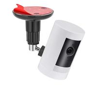 PAIKIUU 1Pcs Adhesive Ring Camera Mount Wall Mount without Drilling, Ring Camera Mounting Bracket Stick Up Mount 360 Degree Adjustable Screwless for Arlo Surveillance Black