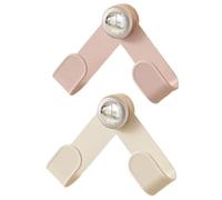 PAIKIUU 2 Pack Pan Lid Holder Suction Cup Self Adhesive Pot Lid Holder Wall Mounted Adjustable Rotating Pot Lid Organizer Kitchen Storage Rack for Home Cupboard Cabinet Door