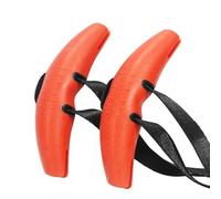 PAIKIUU 2Pcs Pull Up Handles Cable Trainer Attachment Fitness Pull Handle Bar with Extender Resistance Exercise Band for Strengthen Workout Equipment Home and Commercial Gym Orange