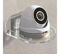 PAIKIUU Universal Adhesive Camera Mount Wall Mounting Bracket for Security Camera, Acrylic Camera Wall Mount Holder Floating Shelf Transparent