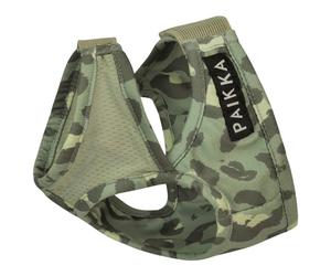PAIKKA Dog Cool Vest Green Leopard Print, Evaporative Cooling, Adjustable