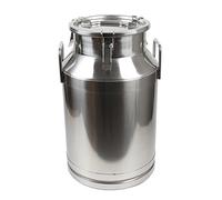 Pail Milk Can Bucket,Stainless Steel Transport Jug Wine Bucket with Sealed Lid Liquid Storage Container for Oil, Wine, Water and Soup/A / 64L