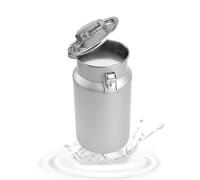 Pail Milk Can Bucket,Stainless Steel with Lid Stainless Container Bucket for Storing Rice Tea Vinegar Water Honey,12L