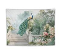 PailailaiNest Wall Art Tapestry Animal Bird Peacock Elegant Garden Classic Modern Style Tapestry Wall Hanging Wall Tapestries Room Decor Background for Dorm Living Room 30"x40"