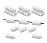 PaiLeWei 40 Pcs Cable Clip, Self Adhesive Cable Holder, Small, White