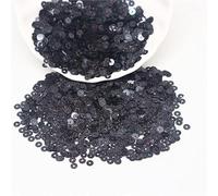Paillette 3mm 4mm 6mm 10mm Champagne Glitter Sequins Silver Black Flat Round Loose Sequin for DIY Garments Sewing Accessories