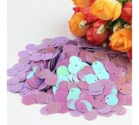 Paillette Sequin 10mm 15mm 20mm 25mm Large Flat Round Edge Hole Loose Sequins for Carfs Kids Dance DIY Decoration 20g-ABpurple-30mm20g