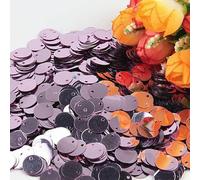 Paillette Sequin 10mm 15mm 20mm 25mm Large Flat Round Edge Hole Loose Sequins for Carfs Kids Dance DIY Decoration 20g-lt purple-30mm20g