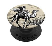 Paimon Crowned Voyager of the Endless Sands PopSockets Adhesive PopGrip