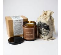 Pain Au Chocolat Luxury Hand Poured Candle | Eco Friendly | Vegan | Hand Crafted, | 50+ Hour Burn Time | Soy Wax Premium Candle | Handmade in Lancashire | by Village Farm Candles