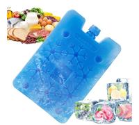 Pain De Glace - Poche De Glace | Sac De Compression | Packs De Pour Boîtes À Lunch | Blocs De Congélation Portables Pour Refroidir Aliments Et Boissons - Blocs De Froid Réutilisables Et Gelables Plage