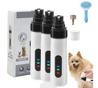 Pain-Free Nail Trimmer, Silent Groom Pro Dog Nails, Nail Clippers, USB Rechargeable Quiet Pet Nails Grinder, for Small to Large Pets (3)