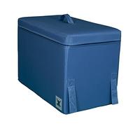 Pain Free-Posture Large Foam Block (Large)- Egoscue Box- Ottoman- New Harder, Solid & Stronger Density- Waterproof- Practical Handle & Removable Zipper Cover- Reduce Lower Back, Hip, Knee, Ankle Pain
