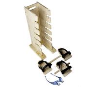 Pain Free-Posture Multi-Positioning TOWER & Blue Prism Glasses (Includes Single & Double Pedal)- INTENDED for POSTURE EXERCISES, YOGA-New & Improved with Upgraded & Better Made Pedals- Thicker &