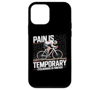 Pain Is Temporary Cyclocross Forever Bike Cyclocross Bike Case for iPhone 12 mini