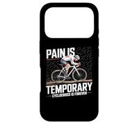 Pain Is Temporary Cyclocross Forever Bike Cyclocross Bike Case for iPhone 17 Pro