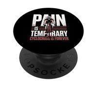 Pain Is Temporary Cyclocross Forever Bike Cyclocross Bike PopSockets Adhesive PopGrip