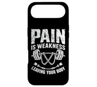 Pain Is Weakness Leaving Your Body Motivation Gym Workout Case for iPhone Air