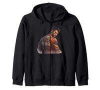 Pain Made Me Stronger Tattoo Art Zip Hoodie