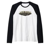 Pain Needs A Place to Land Inspirational Design Emotional Raglan Baseball Tee