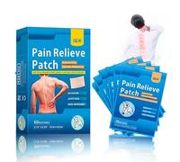 Pain Patches Heat Patches Larger Size 60 PCS, Pain Plaster 12 Hours Long-Lasting for Back Knee Joint Muscle Neck Shoulder Pain, 7 * 10cm