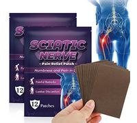 Pain Reduce Patches, 60 Sheets Sciatic Nerve Pain Reducing Patches Elastic Fabric Multifuntcional Release Muscle Pain Patch for Back Buttock