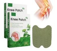 Pain Relief Patches - 48Pcs Herbal Knee Pain Relief Patches, Long-Lasting Heat Therapy for Arthritis, Pain Relief Patches for Neck, Shoulder, Joints, Muscle Ache - Natural Soothing Formula