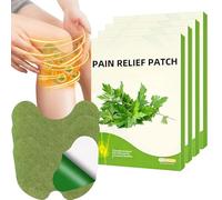 Pain Relief Patches UK 40PCS, JeckBin Wormwood Herbal Knee Pain Relief Patches for Chronic Pain, Deep Heat Patches for Muscle, Knee, Neck, Shoulder