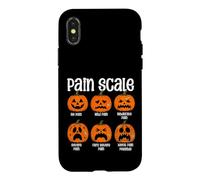Pain Scale Halloween Pumpkin Assessment Trauma Nurse Case for iPhone X/XS