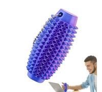 Pain Stimming Fidgets | 3.14in Pain Spiky Fidget Toy | 3D Printed Spiky Grippie Stim Keychain | Oval Pains Stim Fidget Keyring | Roller Massage Sensory Stress Reliefs Toys for Adults, Kid