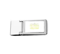 Pain Temporary Victory Forever Slim Money Clip Stainless Holder Pocket Wallet