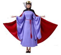 PAINEOMN Evil Queen Costume Women Princess Snow Stepmother Cosplay Outfits Adult Halloween Queen Costume Gown Dress 2XL