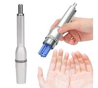 Painless Lancing Device,Safety Lancets.Blood Collection Pen with 3 Needle Blood Lancing Device,Safety Blood Lancet Device for Blood Collection, Adjustable Depth Lancing Device for Home Use Silver