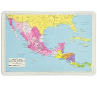 Painless Learning Mexico and Central America Placemat, 12 x 17 1/2 inches