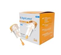 Painless Safety Lancets 28G 1.5mm | Sterile, Disposable, Auto-Retractable & Super-Fine Blood Lancets for Diabetic Testing & Blood Sampling | Clinical & Home Use | 100PCS