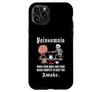 Painsomnia Tug-of-War | Funny Brain vs Body Sleep Struggle Case for iPhone 11 Pro