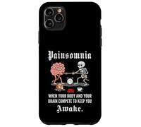 Painsomnia Tug-of-War | Funny Brain vs Body Sleep Struggle Case for iPhone 11 Pro Max