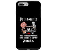 Painsomnia Tug-of-War | Funny Brain vs Body Sleep Struggle Case for iPhone 7 Plus/8 Plus