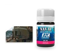 Paint AK Interactive Weathering AK302 Wash for Grey Decks