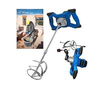 Paint and Plaster Paddle Mixer, 2600W 220V Mortar Paint Cement Stirrer Agitator, Length 590 mm, Ø 120 mm Electric Mixing Paddle, for Plaster, Cement, Mortar etc.