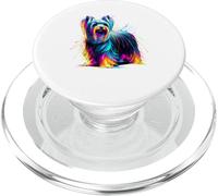 Paint Art Australian Silky Terrier Sydney Silky PopSockets PopGrip for MagSafe