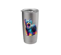 Paint Art Australian Silky Terrier Sydney Silky Stainless Steel Insulated Tumbler