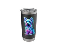 Paint Art Australian Silky Terrier Sydney Silky Stainless Steel Insulated Tumbler