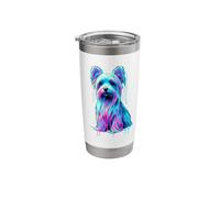 Paint Art Australian Silky Terrier Sydney Silky Stainless Steel Insulated Tumbler
