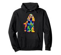 Paint Art English Cocker Spaniel Spaniels Pullover Hoodie