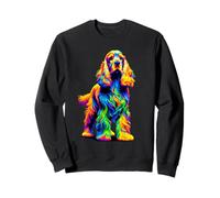 Paint Art English Cocker Spaniel Spaniels Sweatshirt