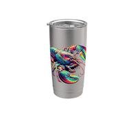 Paint Art Lobster Lobsters Stainless Steel Insulated Tumbler