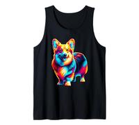 Paint Art Pembroke Welsh Corgi Corgis Tank Top