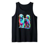 Paint Art Polish Lowland Sheepdog Tank Top
